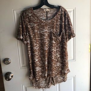 Gilded Intent Rustic Distressed Sheer Tee